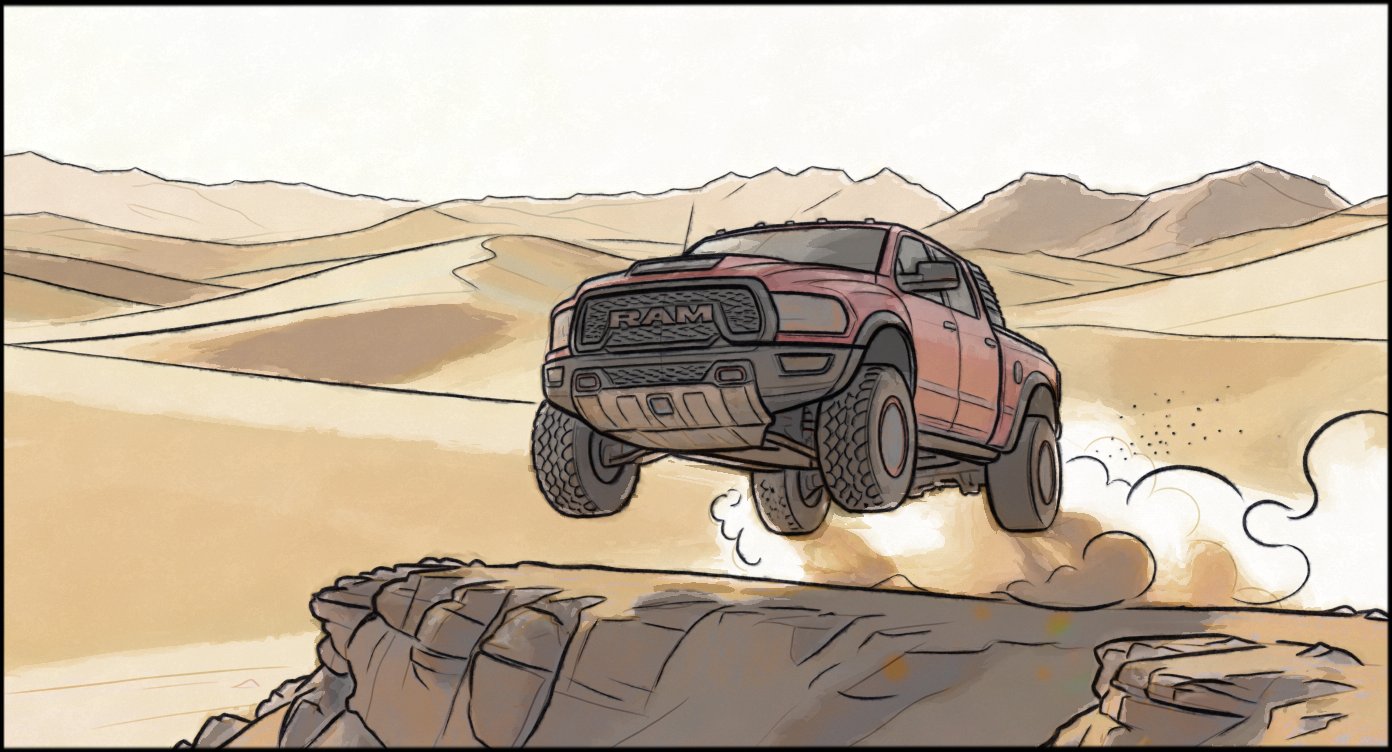 Storyboards - storyboard frame 6 by Dakota Warren